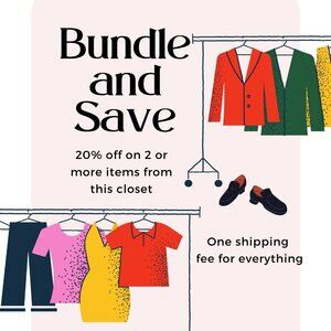 Bundle and Save - One Shipping fee for everything.